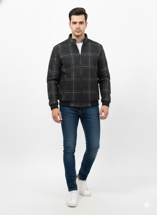 Heritage Plaid Bomber Jacket