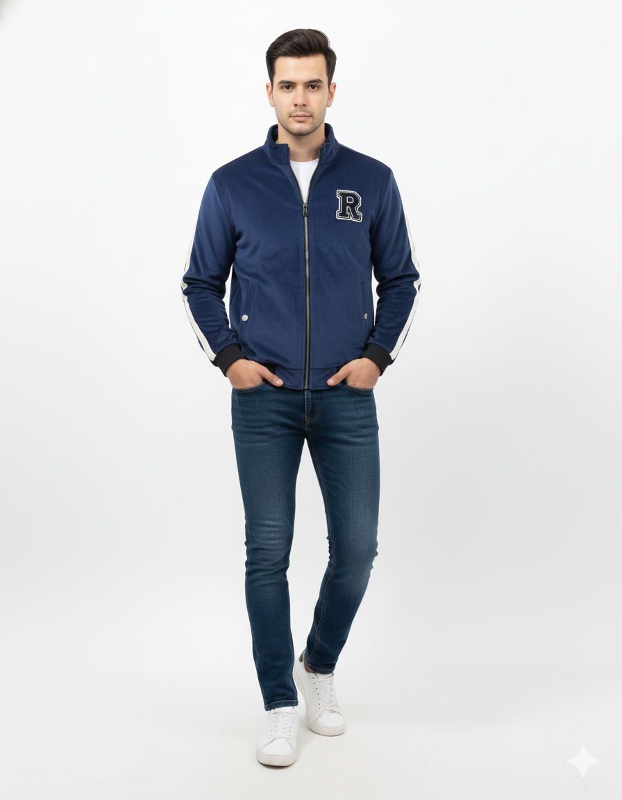 Classic Collegiate Bomber Jacket