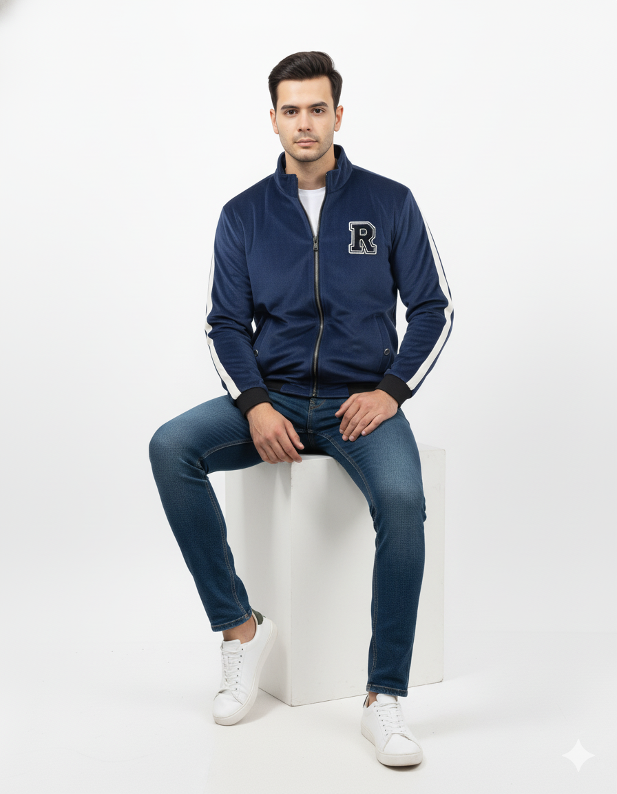 Classic Collegiate Bomber Jacket