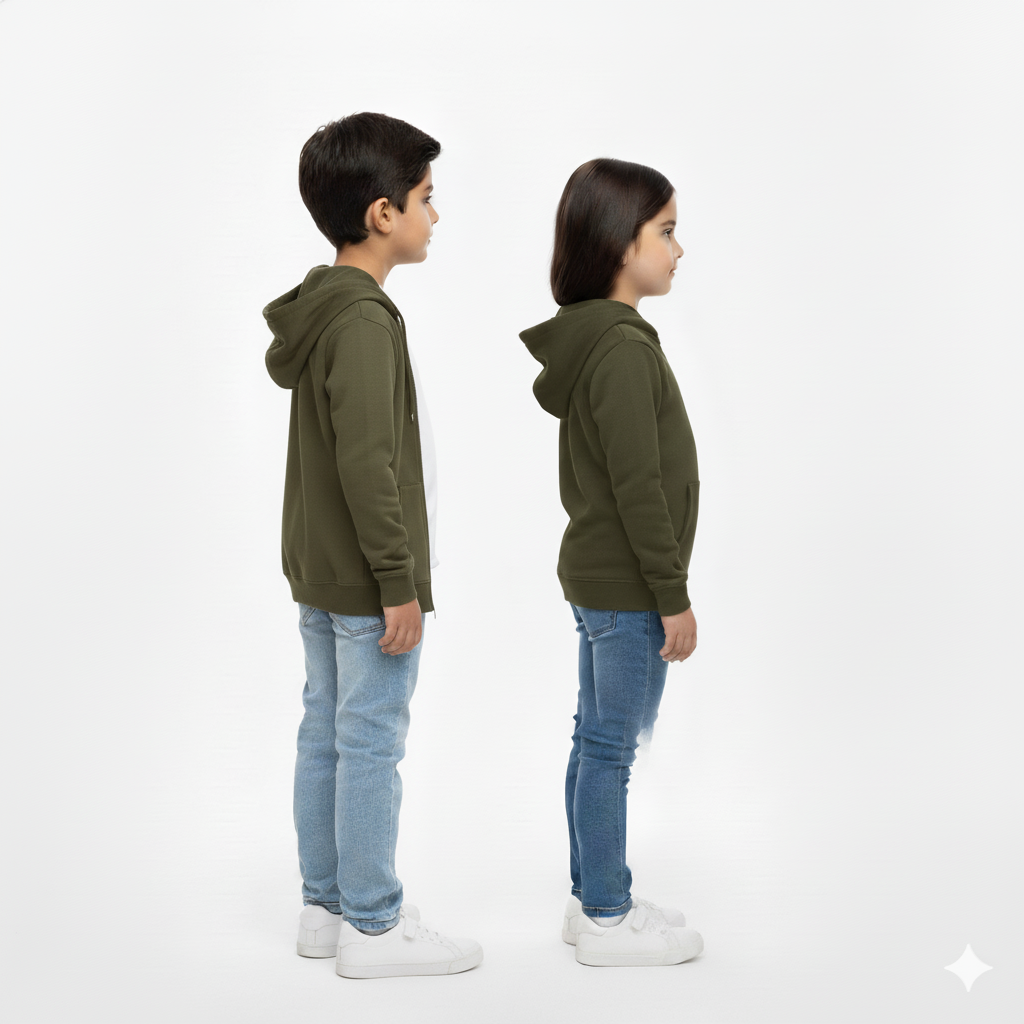 Zip-Up Hoodie for Kids