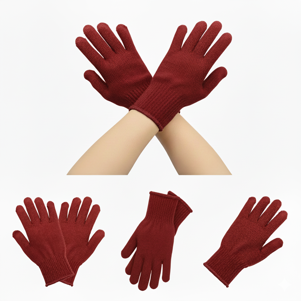 Knit Winter Gloves-Warm & Comfortable Stretch Fit