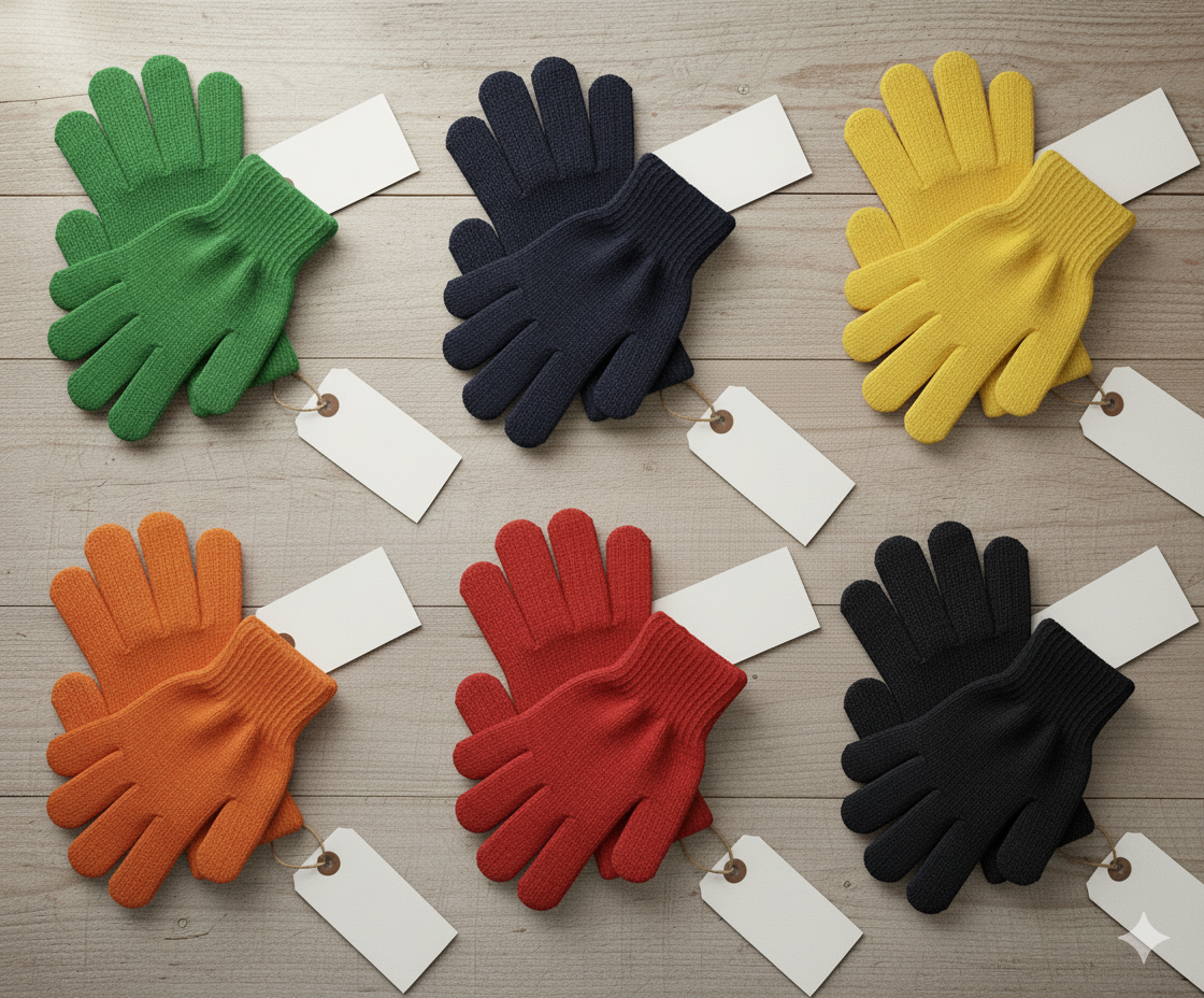 Knit Winter Gloves-Warm & Comfortable Stretch Fit